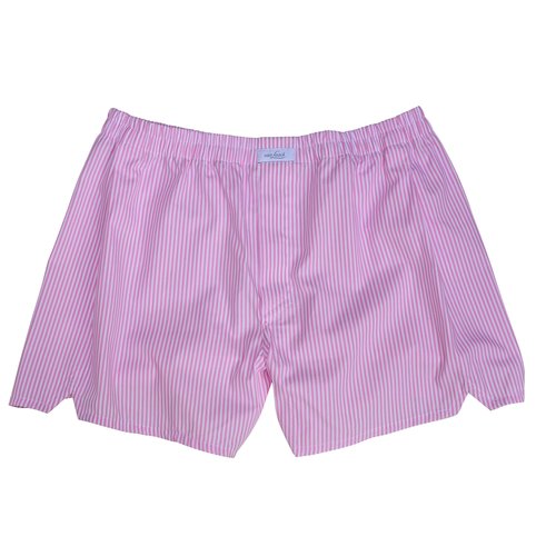 Boxer-Shorts in Rosa/Wei Gestreift