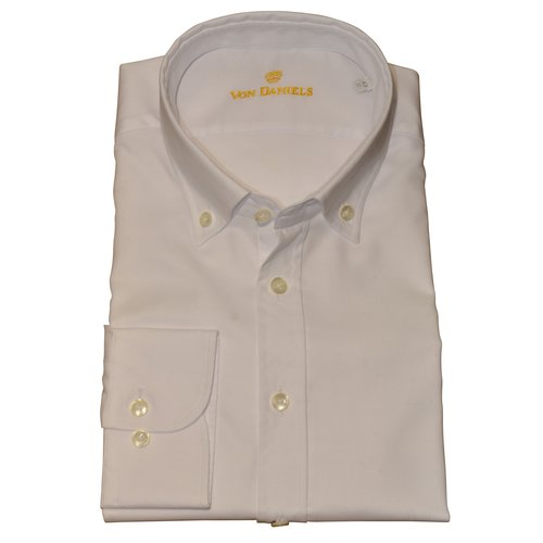 Button-Down  Hemd/ Oxford weiß in Slim Fit 37