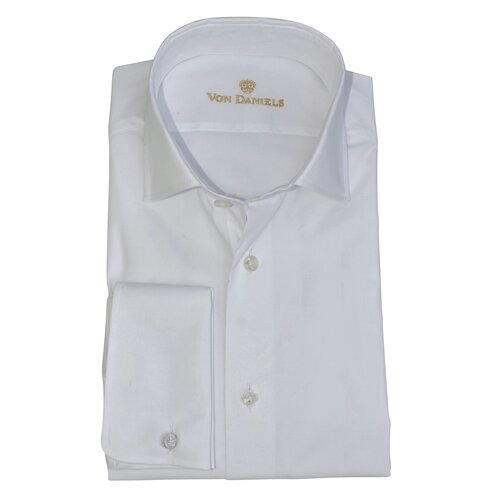 Business-Hemd m.Doppelmanschette wei�/Tailor Fit/ Lang-Arm