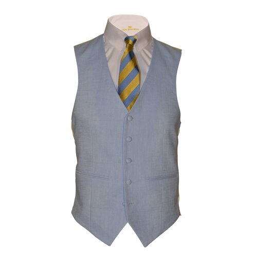 Einreihige Cutweste Hellblau