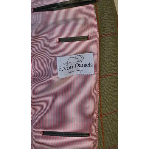 Tweed - Jackett Johannes Oliv/Rost 114