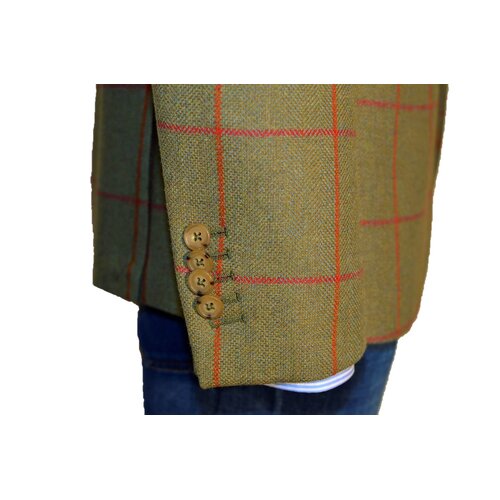 Tweed - Jackett Johannes Oliv/Rost 114