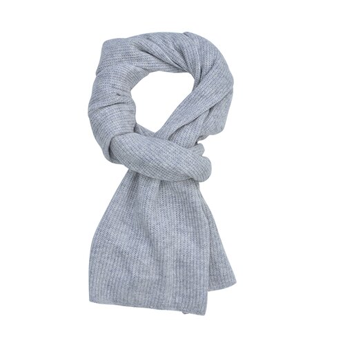 Cashmere-Schal in Grau-Melange