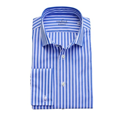 Business-Hemd m. Doppelmansch. Tailor-Fit in wei� m....