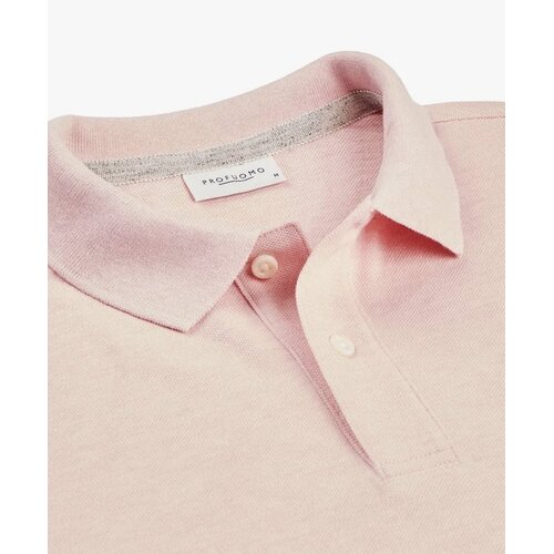 Polo-Shirt aus Cotton-Piquee in Rosa S