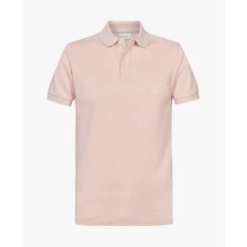 Polo-Shirt aus Cotton-Piquee in Rosa XXL