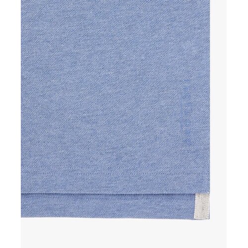 Polo-Shirt aus Cotton-Piquee in Mittel-Blau S