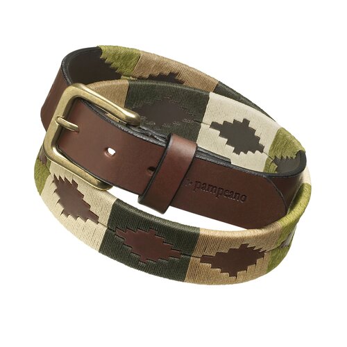 Polo Grtel von Pampeano Valiente in Grn/Beige 80