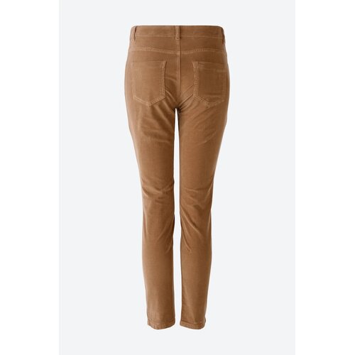 Chino Baxtor aus Samt-Cord in Camel