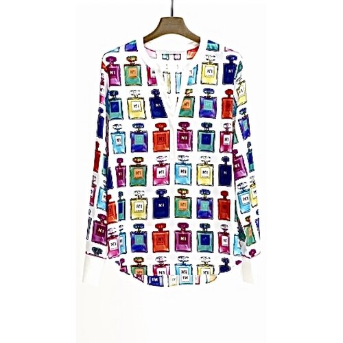 Bluse Blackberry im Tunika-Stil in Multi-Color