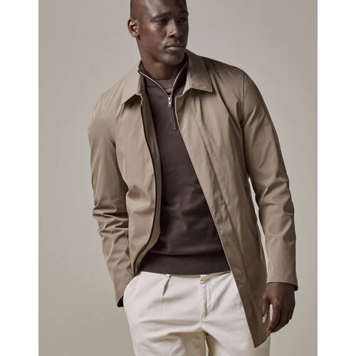 Mantel Outerwear Magn. Closure in Taupe