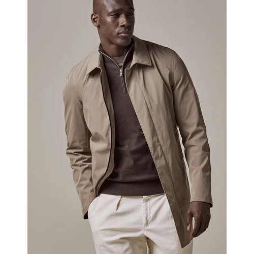 Mantel Outerwear Magn. Closure in Taupe 48