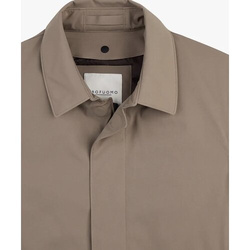 Mantel Outerwear Magn. Closure in Taupe 56