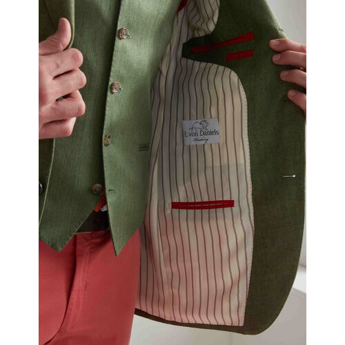 Jackett Konrad Summer aus Leinen in Oliv-Grn 106