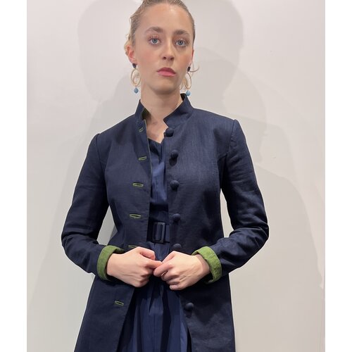 Gehrock Louisa  Made by Lodenfrey  in Navy/ Grn 36