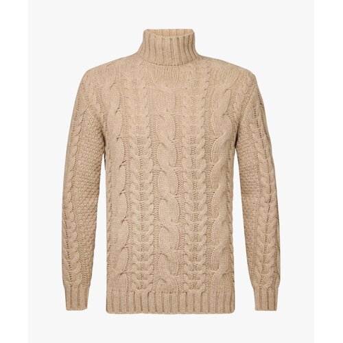 Pullover  Stehkragen in Beige