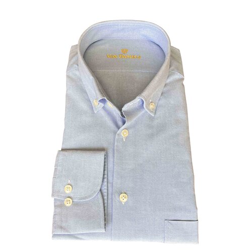Button-Down Hemd Roy Made by van Laack aus Oxford-Cotton in Hellblau