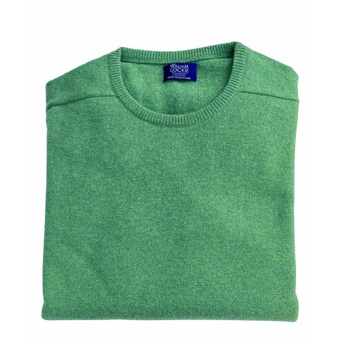 Lambswool-Pullover mit O-Neck aus  in Watercres-Grn 52 (44)