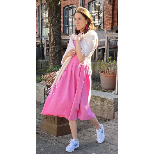 Kleid Wild Orchid aus Leinen in Pink 46
