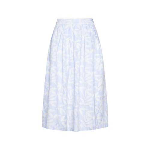 Rock Kylie in Hellblau/Ecru XS