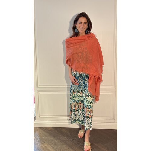 Kleid Wynada in Jade Ikat 44