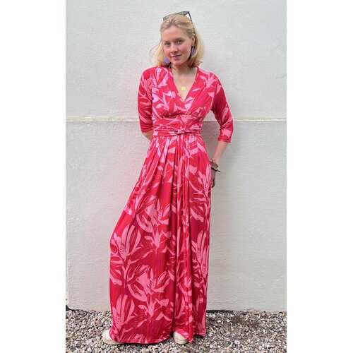 Kleid Oh Beauty in Painting Pink/Red XL (42)