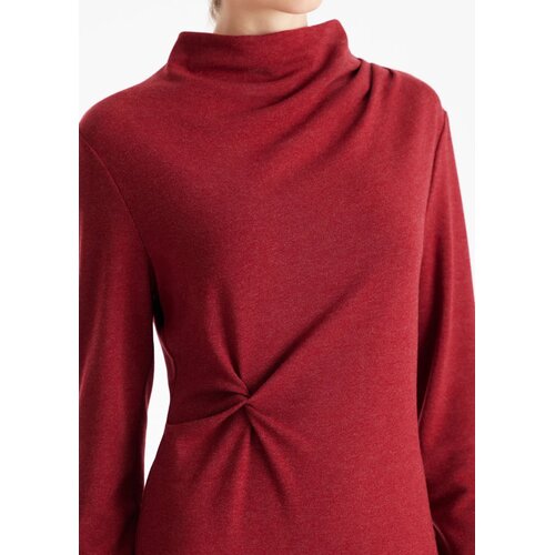 Kleid Oreya in Bordeaux-Rot