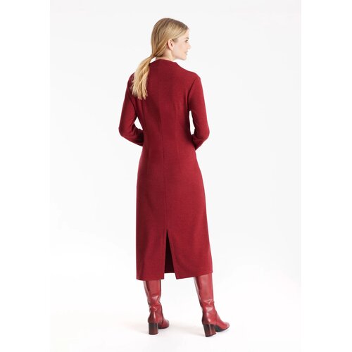 Kleid Oreya in Bordeaux-Rot