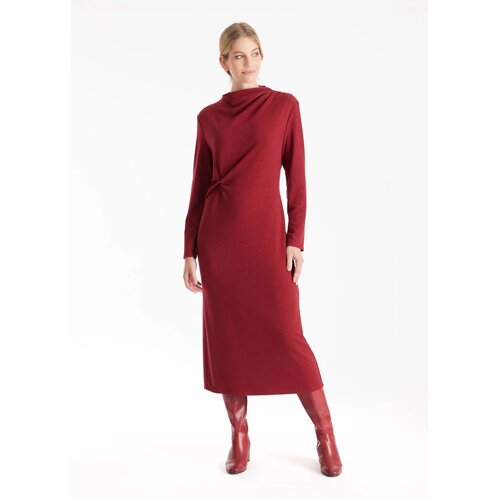 Kleid Oreya in Bordeaux-Rot 34