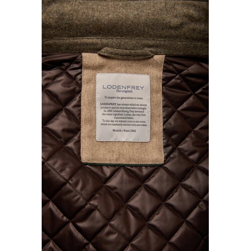 Jacke Roma aus Light-Weight  Loden in Khaki 48