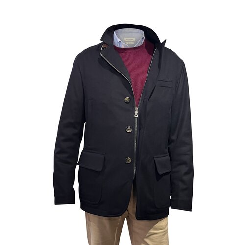 Jacke Romaaus Wolle/Cashmere-Mix in Navy