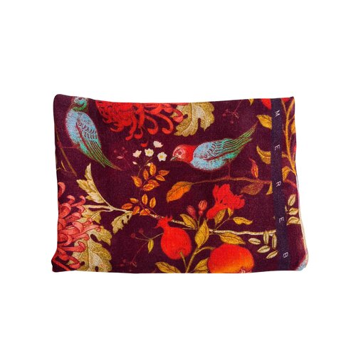 Schal Vintage Bird aus finest Baby Wool in Maroon 200 x 70 cm