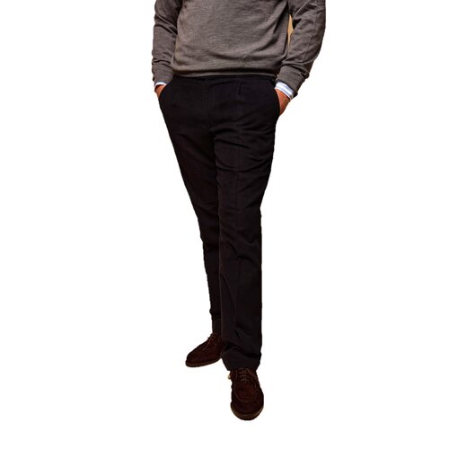 Hose Konrad-H aus Lightweight-Moleskin in Dark-Navy 46
