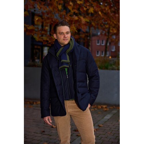 Daunen-Jacke Alba aus Loden in Blau