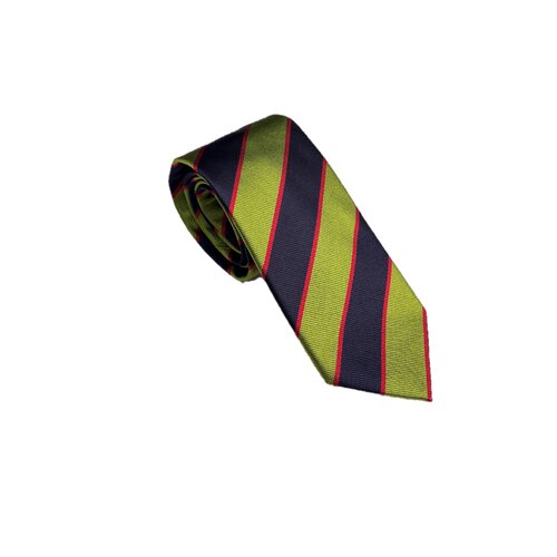 Strisce di Regimento in Navy/ Pistazie/Rot