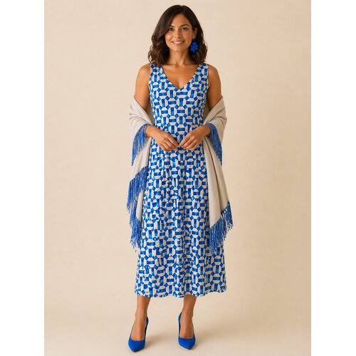 Kleid Jilly in Royal Blue Step 34
