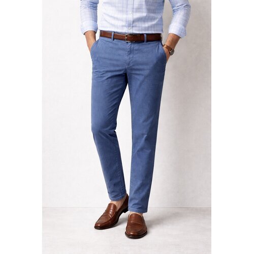 Chino Taura in Jeans-Blau 48
