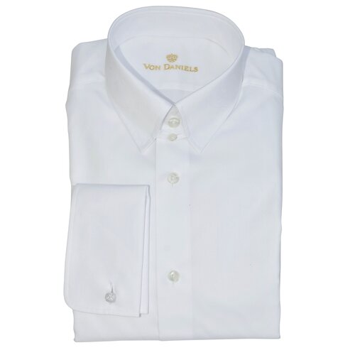 Businesshemd mit Tabkragen, Made by van Laack, Wei� in Slim Fit 43