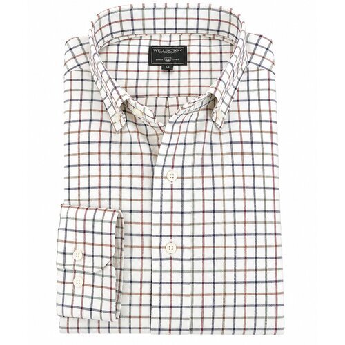 Hemd Stewart mit Button-Down Kragen Viyella Tattersall  3XL