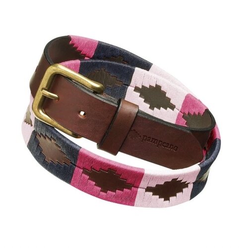 Polo G�rtel Petalo in Navy/Pink 85
